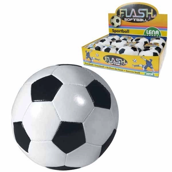 Balle de softball noir et blanc 10 cm