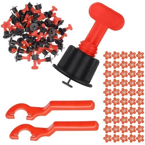 Système d'alignement des carreaux 150 pcs + clés