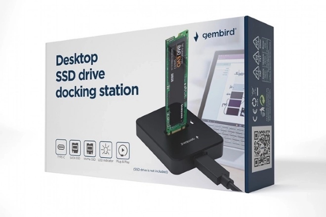 Station d’accueil pour disques M.2 SATA et NVMe USB-C