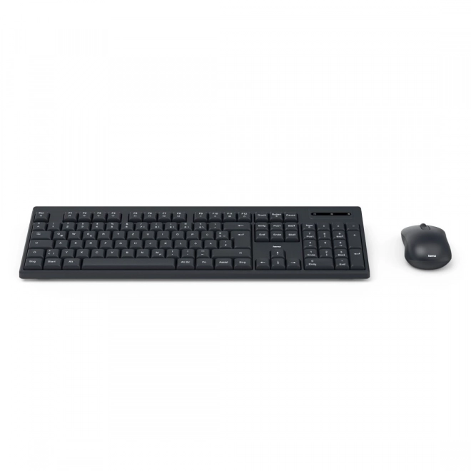 Clavier et souris sans fil Hama WKM-100 noir