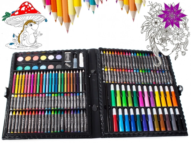 Kit pour artistes avec valise de peinture