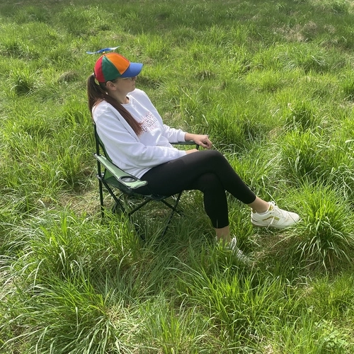 Chaise pliante de pêche / camping - vert