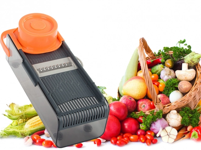 Trancheuse et râpe multifonction pour légumes et fruits