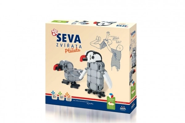 Jeu de construction SEVA ANIMAUX Oisillons plastique 347 pièces en boîte 35x33x5cm