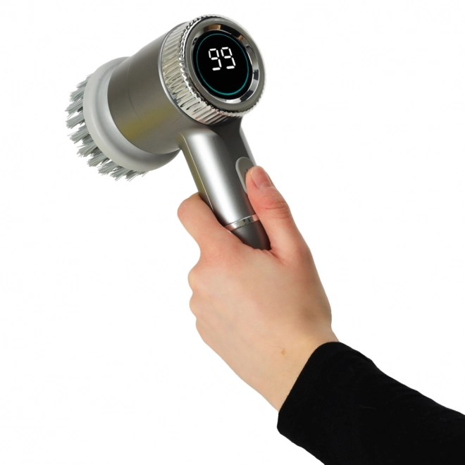 Brosse électrique de nettoyage 5 en 1 avec LED pour salles de bain et sols