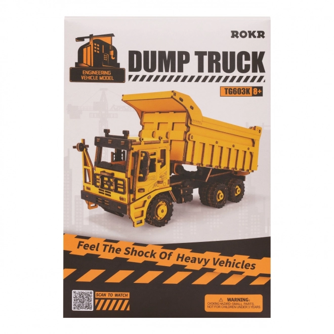 Puzzle 3D en bois RoboTime - Camion de transport