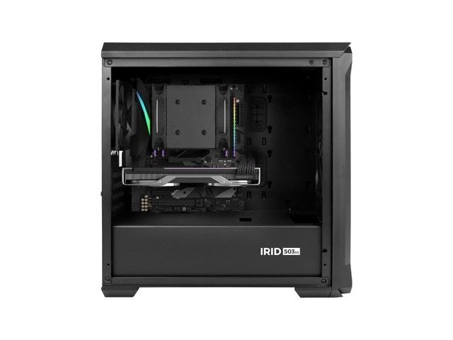 Boîtier d'ordinateur Genesis Irid 503 V2 Micro Tower avec fenêtre et USB 3.0