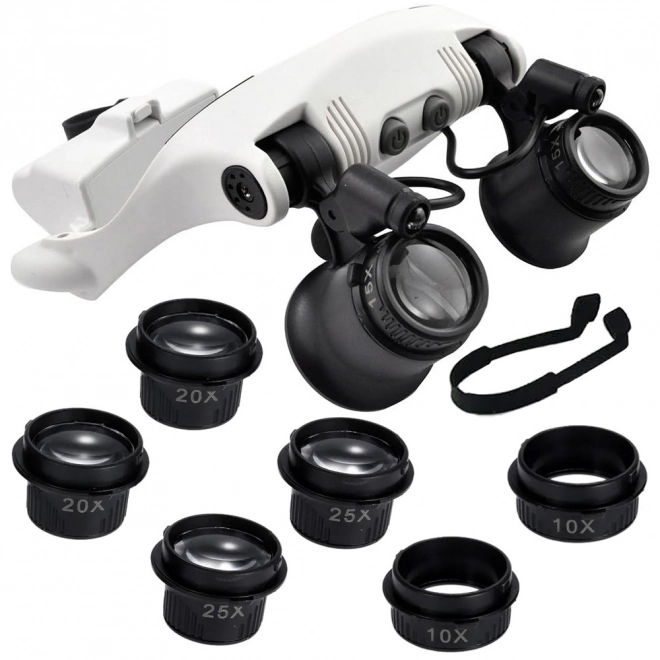 Lunette loupe avec LED pour réparations