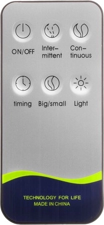 Télécommande, modes de brume et minuterie