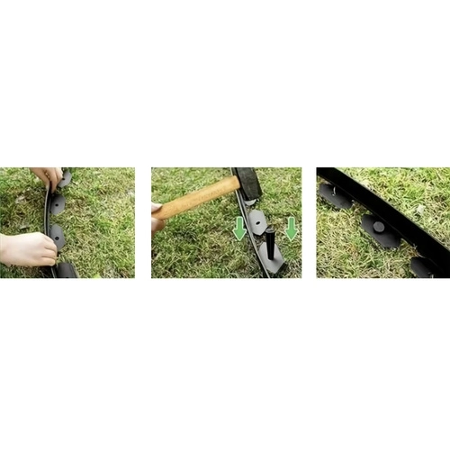 Bordure de jardin 4 cm x 10 m Gardlov noir