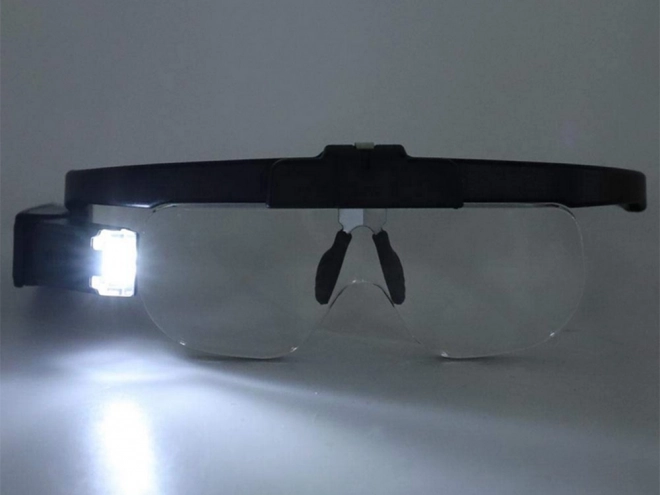 Loupe professionnelle avec éclairage LED et lentilles interchangeables