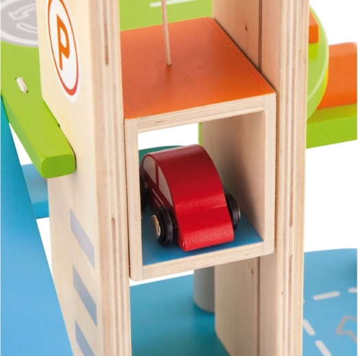 Parking à plusieurs niveaux avec ascenseur