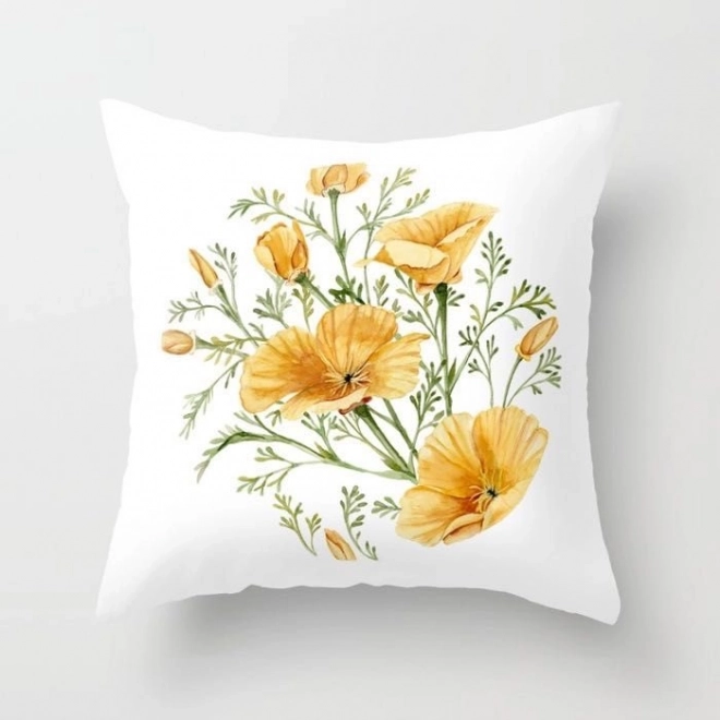Housse de coussin décorative avec fleurs – modèle 13