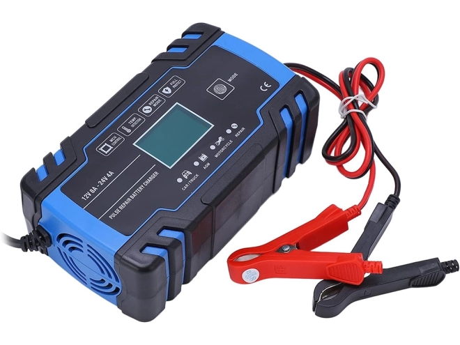 Chargeur automatique de voiture avec fonction de réparation 12V 24V