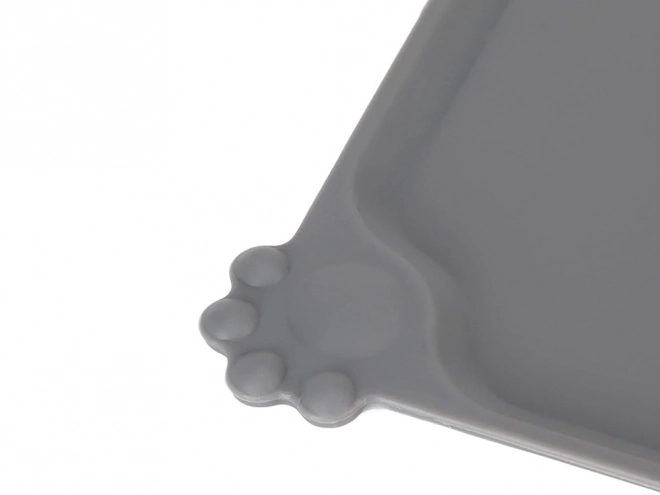 Tapis antidérapant en silicone imperméable pour bols pour chiens et chats