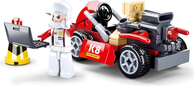 Figurine de pilote articulée