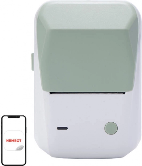 Imprimante d'étiquettes thermique portable Niimbot B1 – Bílo-zelená
