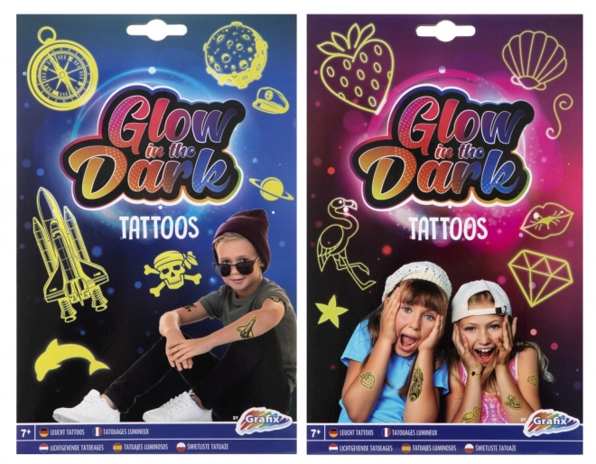 Tatouages ​​brillants dans le noir