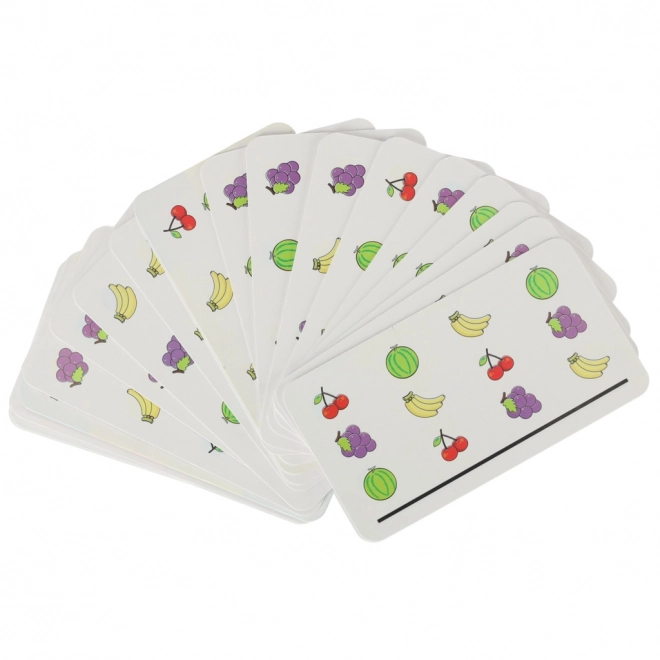 Jouet éducatif en bois Montessori - Association des couleurs des fruits