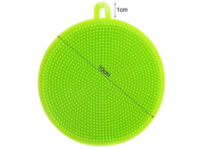 Éponge en silicone pour récurer la vaisselle et les légumes