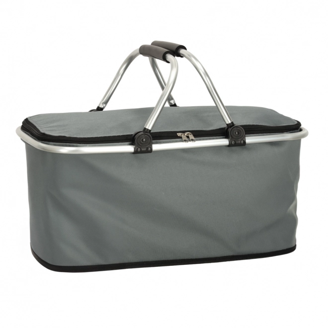 Panier isotherme pliable gris