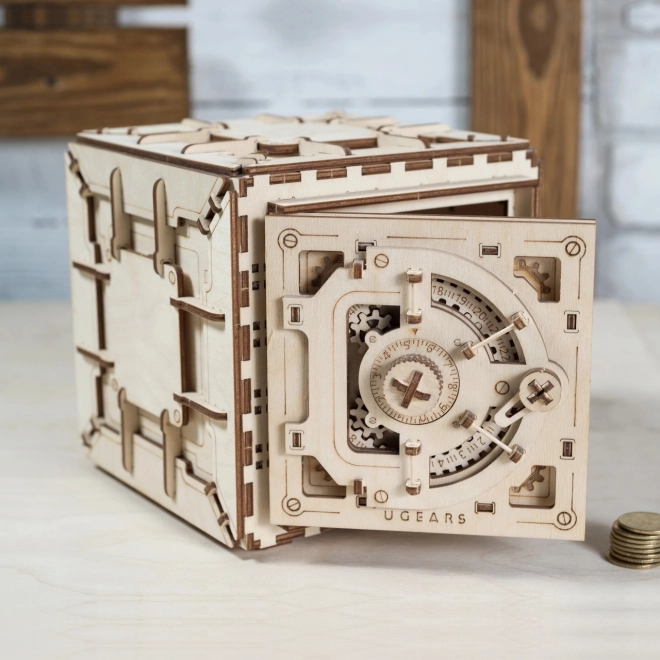 Ugears puzzle 3D - Coffre-fort 179 pièces