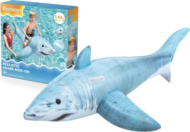 Bestway requin gonflable pour l’eau 183 × 102 cm
