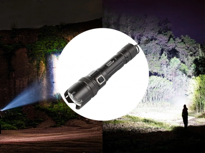Lampe tactique militaire avec LED Cree XHP99