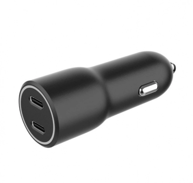 Chargeur de voiture avec 2x USB-C PD 40W noir