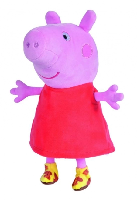 Cochon Peppa Pig en peluche avec son, 22 cm