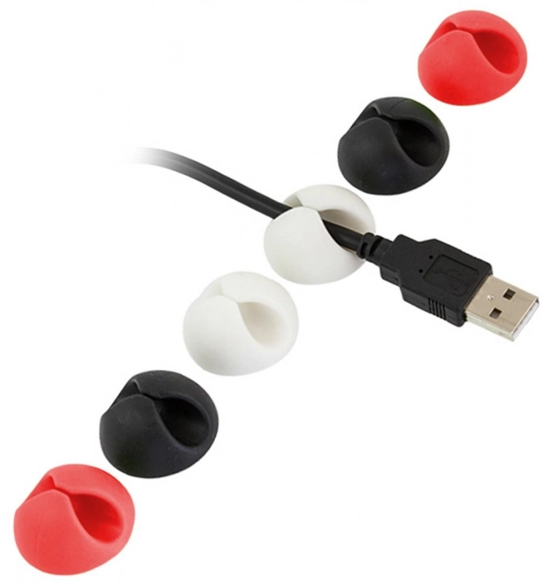Organisateur de câbles Ag381 chute de câble 6 pièces