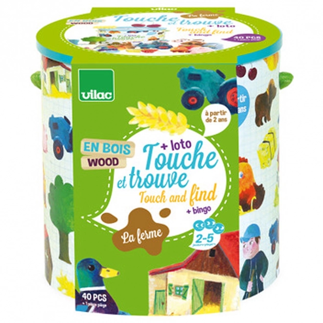 Vilac Touche et Trouve - Ferme