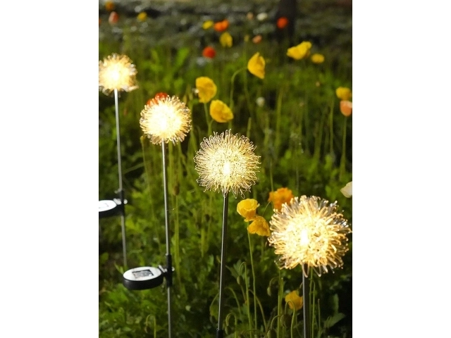 Lampe LED de jardin solaire en forme d'arbre - 2 pièces
