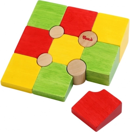 Voila puzzle 3D en bois – formes