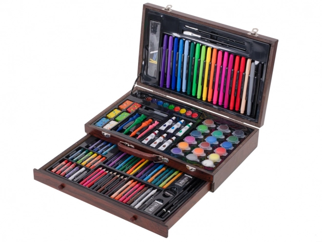 Ensemble artistique en bois de 123 pièces