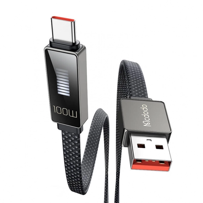 Câble Mcdodo CA-4980 USB vers USB-C avec écran 1,2 m (noir)