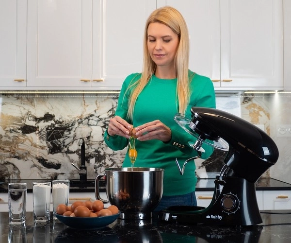 Ruhhy 16745 Robot de cuisine 6,2L+ 24 accessoires de pâtisserie 2200W