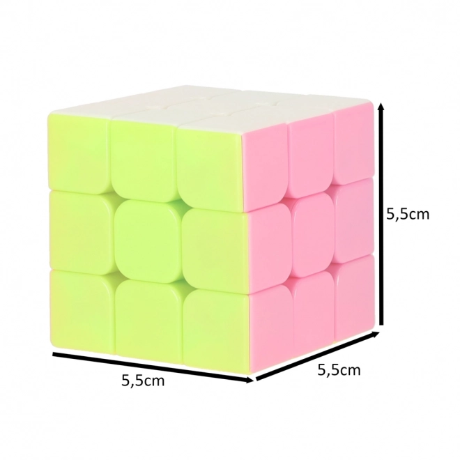 Puzzle cube 3 x 3 néon