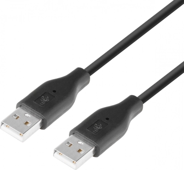 Câble USB AM-AM 1,8 m noir