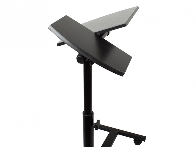 Table réglable pour ordinateur portable avec roulettes
