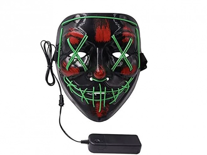 Masque LED lumineux fête de nettoyage