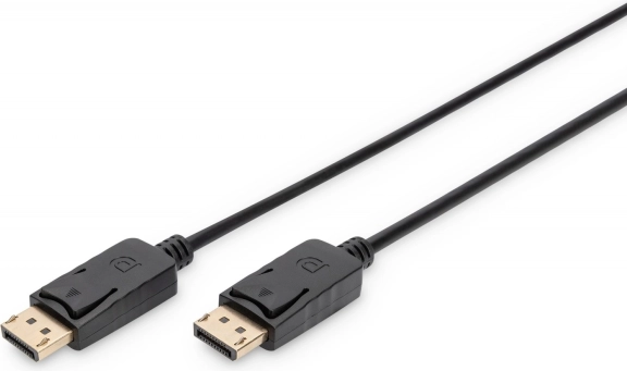 Câble DisplayPort avec loquet 4K 60 Hz, DP–DP, 3 m, noir