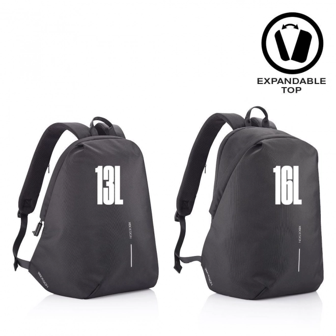 Sac à dos antivol Bobby Soft noir
