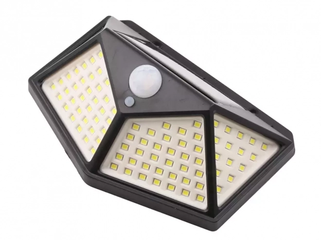 Lampe solaire avec capteur de mouvement et 100 LED