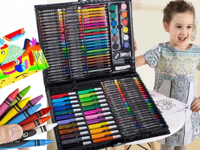 Kit pour artistes avec valise de peinture
