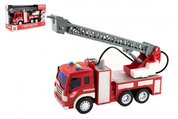 Camion de pompiers avec son et lumière
