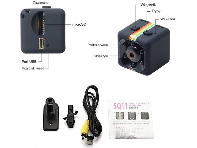 Mini caméra USB espion Full HD avec IR