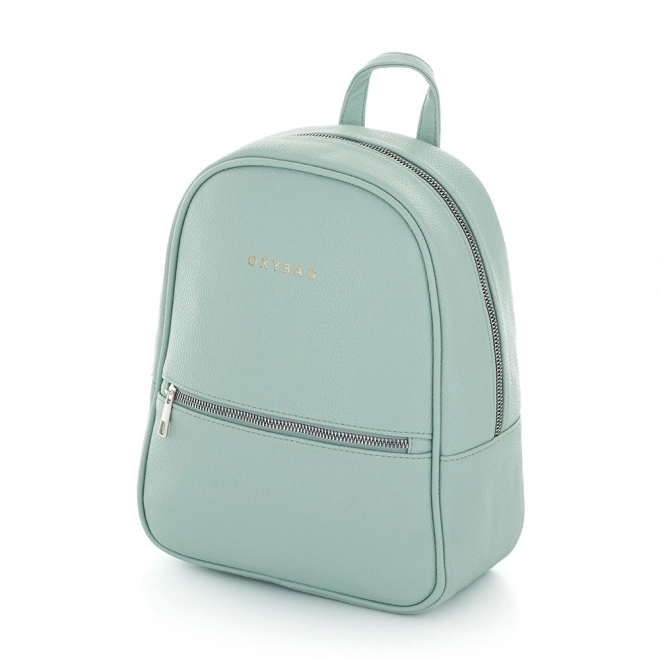 Sac à dos femme DIXY Cuir Menthe