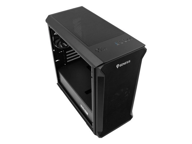 Boîtier d'ordinateur Genesis Irid 503 V2 Micro Tower avec fenêtre et USB 3.0