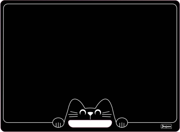 Jeujura tableau double face avec chaton
